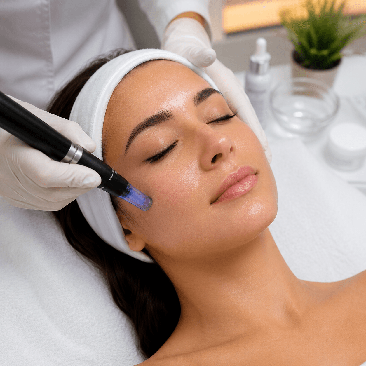 ¡Rejuvenece y devuelve luminosidad a tu rostro! Paga RD$1,999 en vez de RD$4,500 por Dermapen + Ácido Hialurónico + Velo de Colágeno en Depilación Midoris