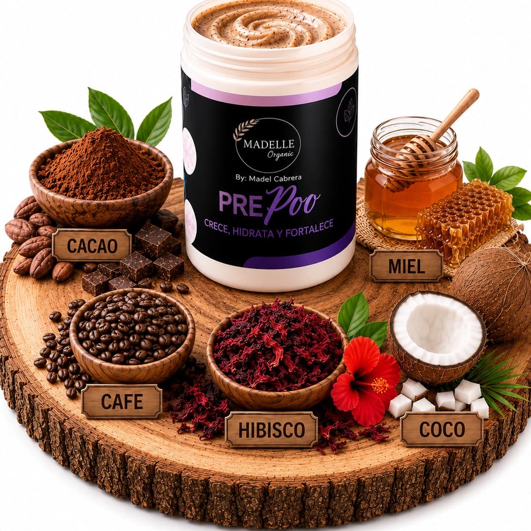 ¡Renueva e hidrata tu cabello antes del lavado! Paga RD$599 en vez de RD$880 por Prepoo Capilar Nutritivo en Madelle Organic — imagen 1