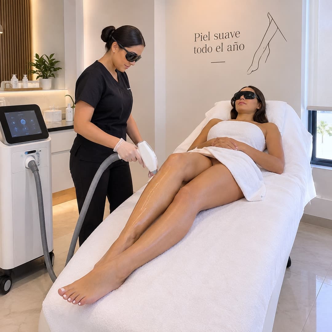 ¡Olvídate del vello no deseado! Paga RD$4,999 en vez de RD$25,000 por 10 Sesiones de Depilación Láser en 2 Áreas a Elegir en RR Estetic Center