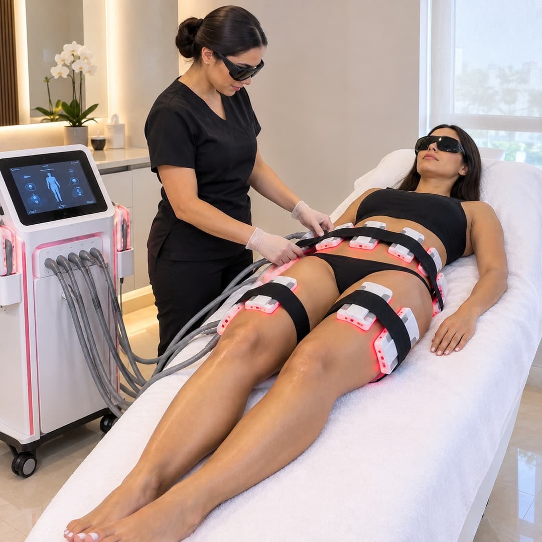 ¡Luce una cintura más definida y moldeada! Paga RD$1,499 en vez de RD$20,000 por 10 Lipoláser + 10 Maderoterapias + 10 Vendas en Gel en RR Estetic Center