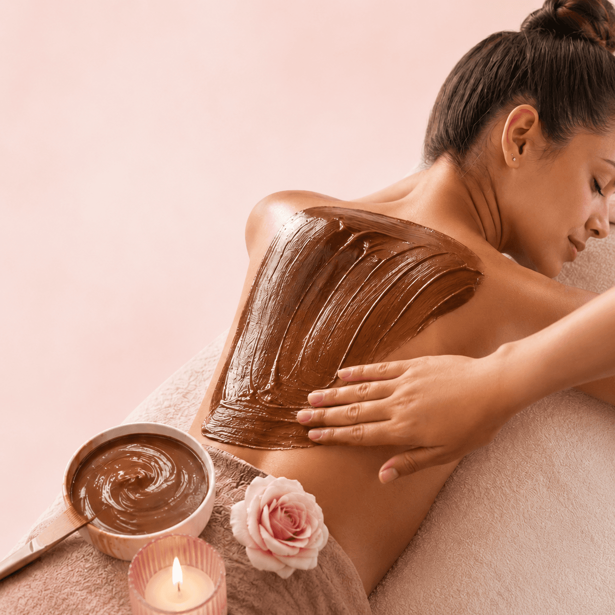 ¡Libera tensiones y consiente tu espalda! Paga RD$1,499 en vez de RD$2,500 por Ritual Chocolate Relax de Espalda en Johanna Rose Esthetic Center