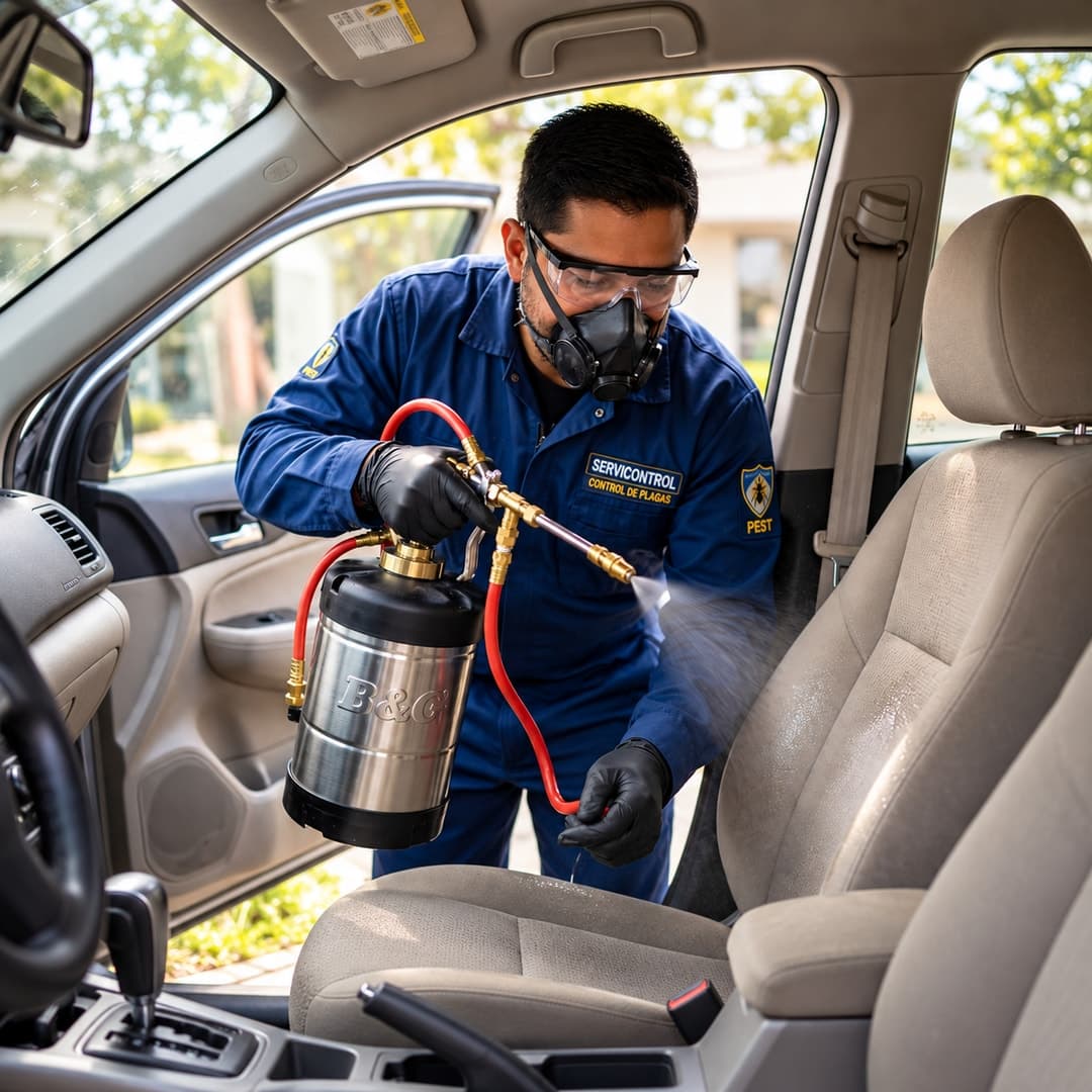 ¡Olvídate de las plagas en tu vehículo! Paga RD$1,899 en vez de RD$3,000 por Fumigación Vehicular en Clic Fumiplagas