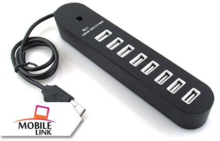 Conecta hasta varios USB simultáneamente! Paga RD$395 en vez de RD$795 por  una Regleta USB de 8 puertos en Mobile Link. 